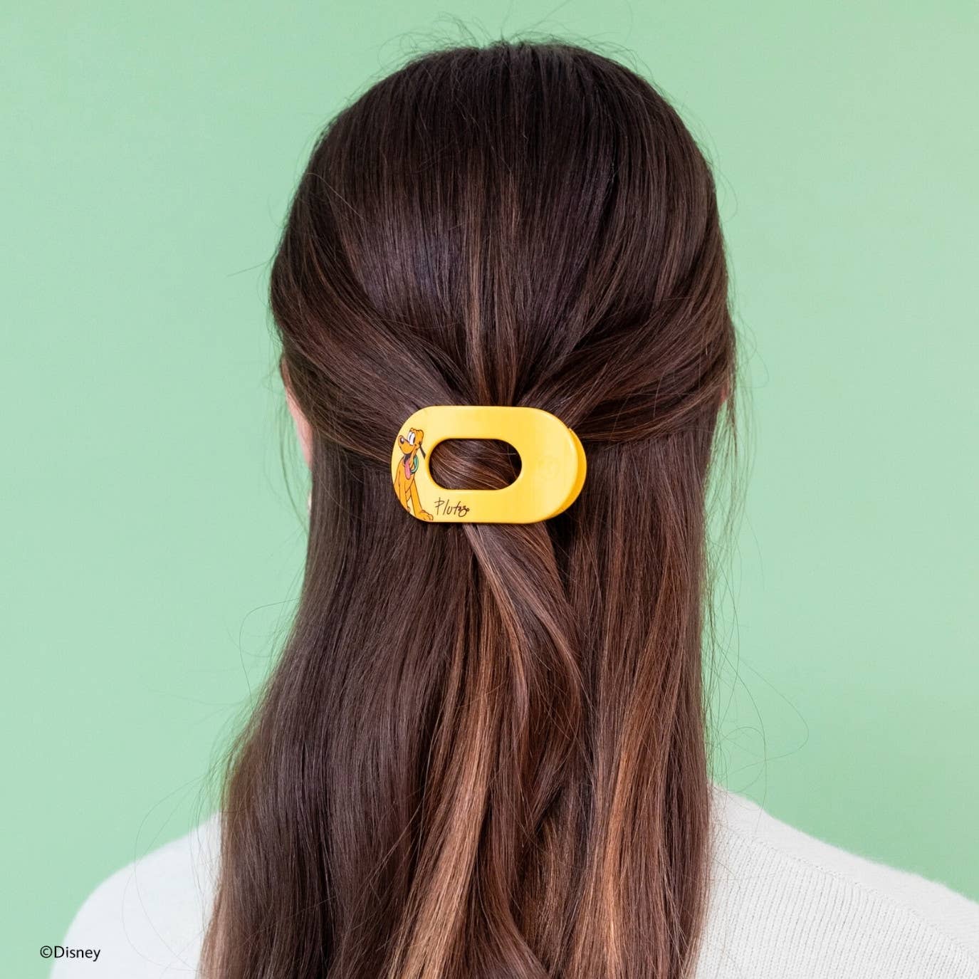 Flat Round Hair Clip | Small | Pluto