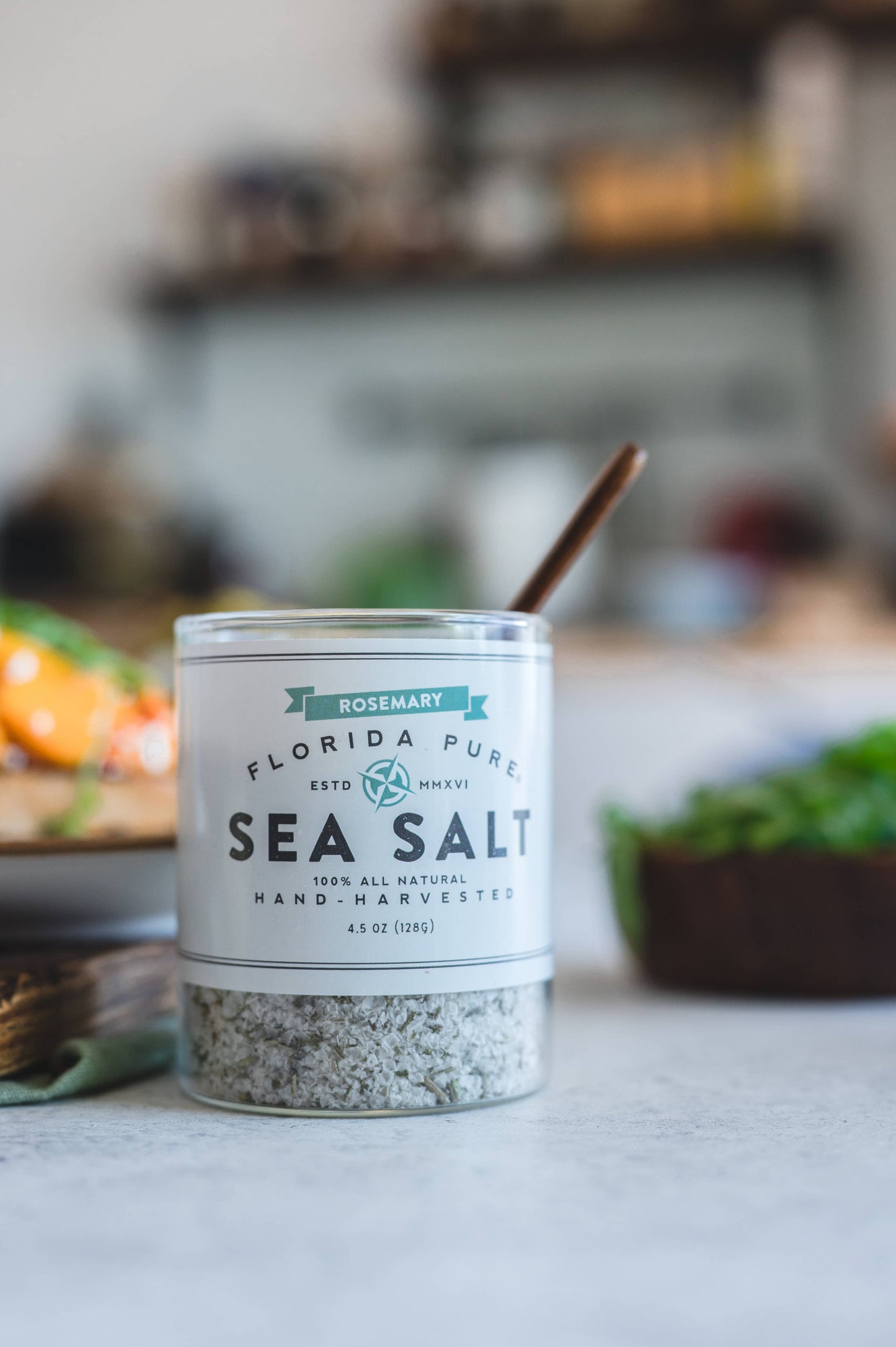 All-Natural High-Quality Gourmet Rosemary Infused Sea Salt