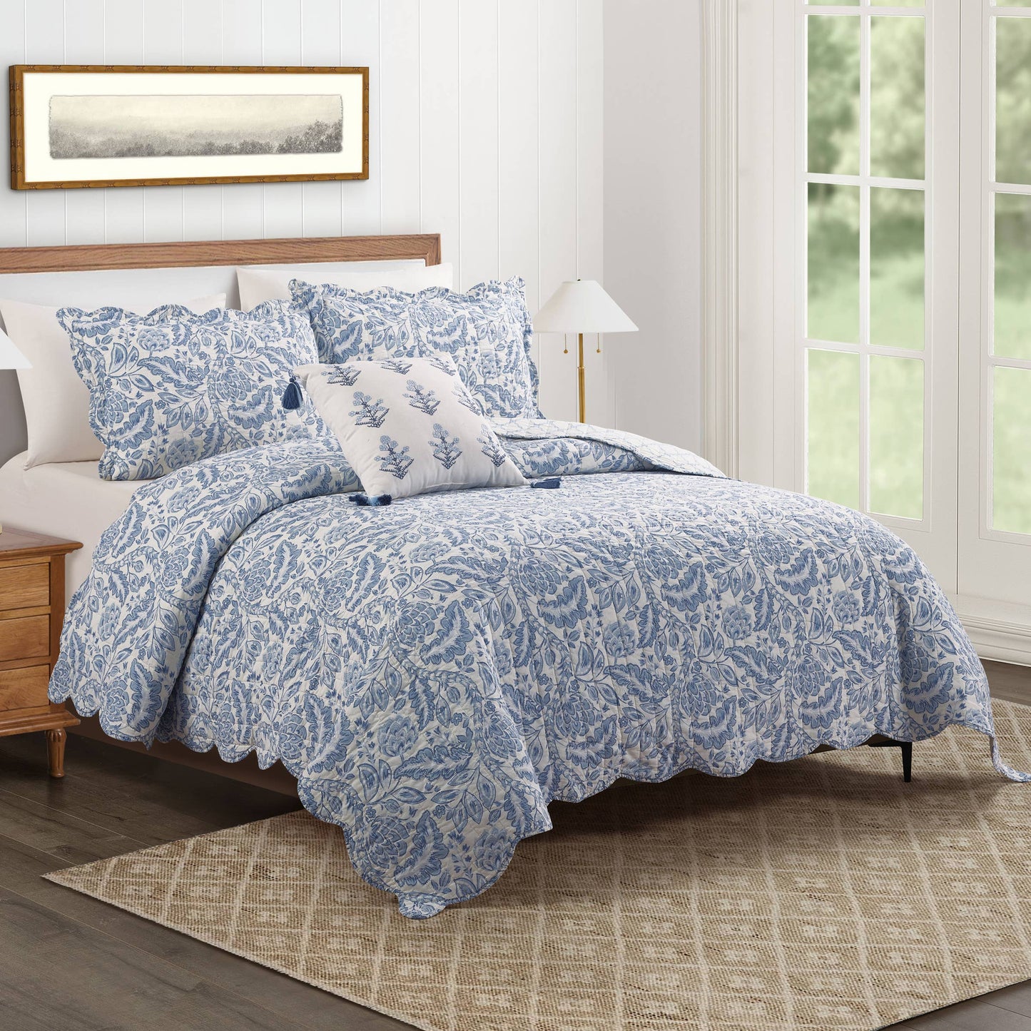 PEEPLES SONG QUILT SET- Spartina
