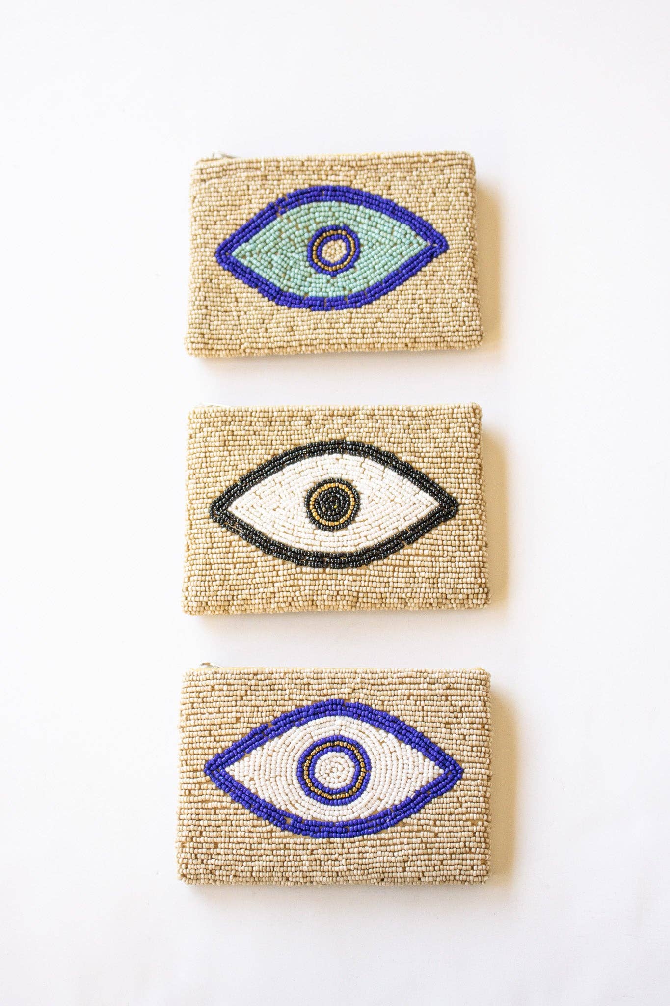 Mosaic Beaded Coin Bag