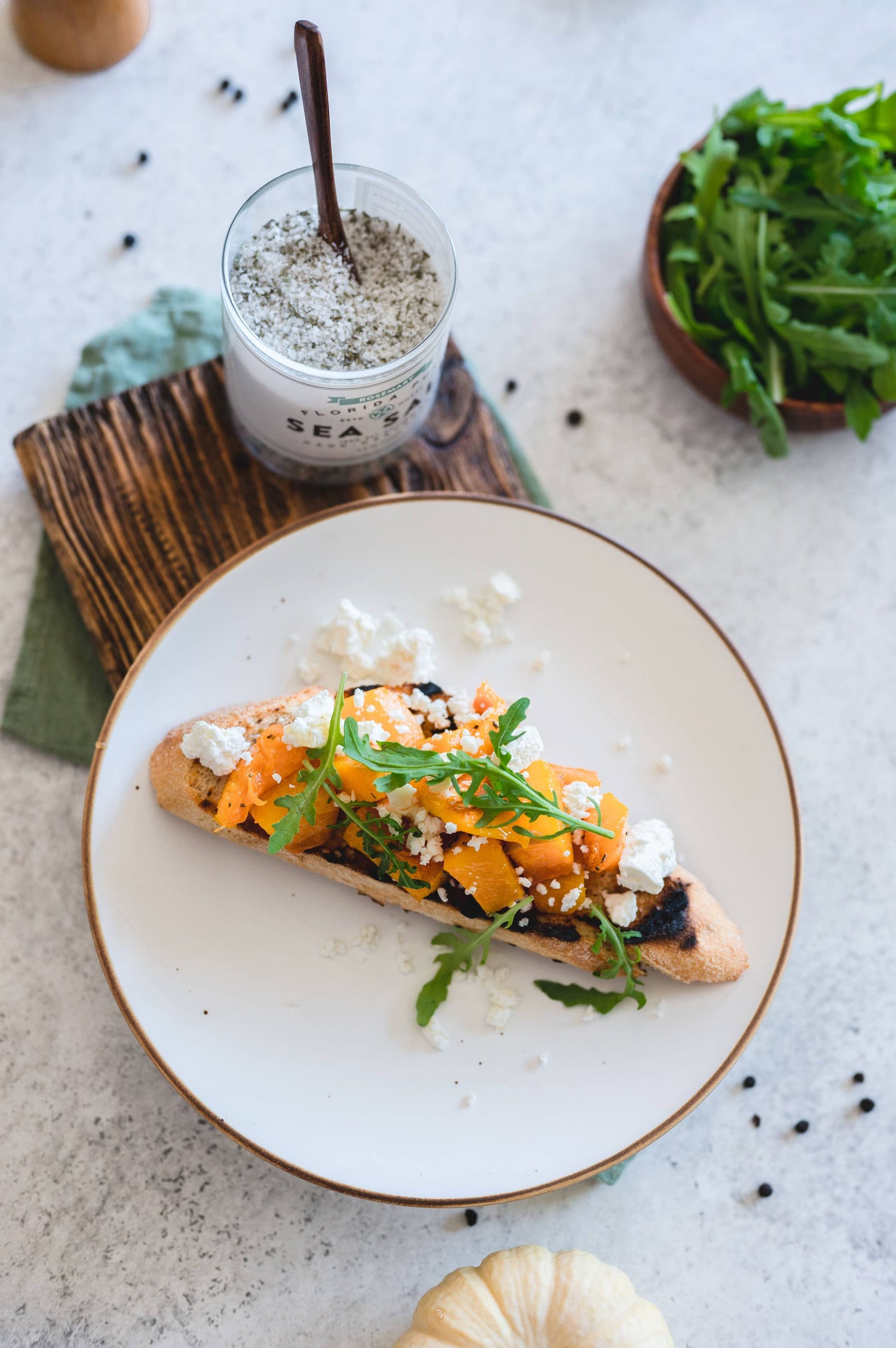 All-Natural High-Quality Gourmet Rosemary Infused Sea Salt
