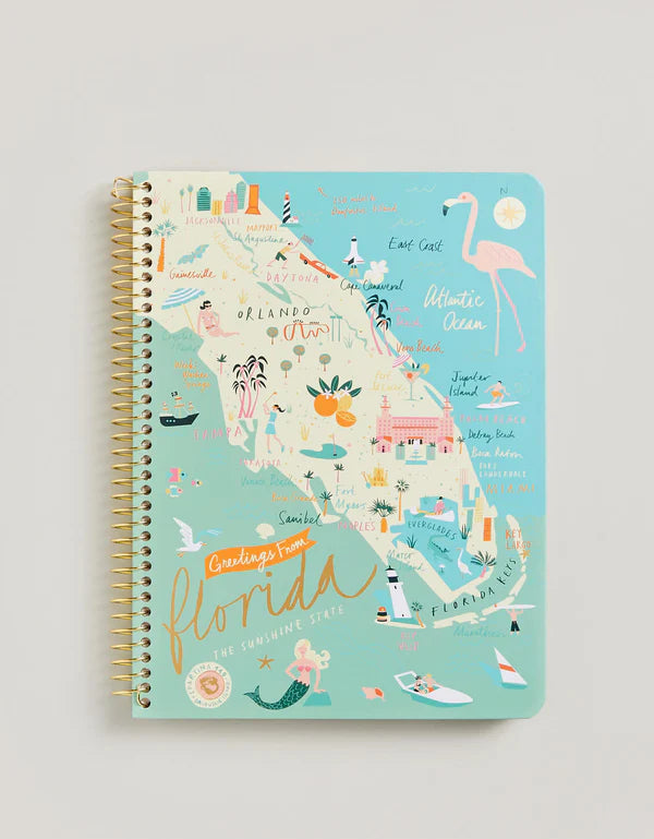 Florida Ruled Spiral Notebook