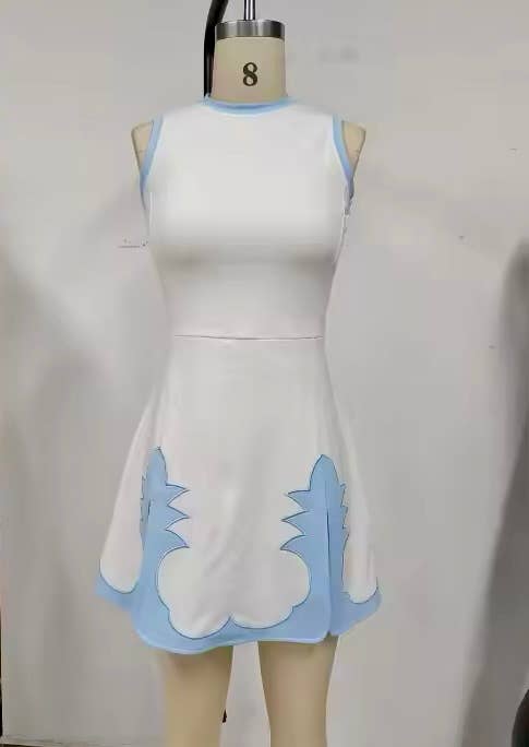Blue Resort Dress
