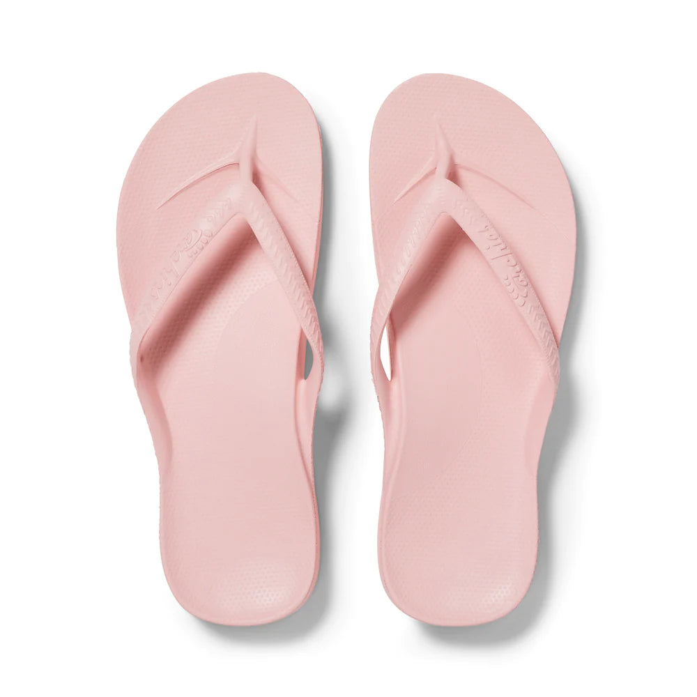 Pink Arch Support Flip Flops