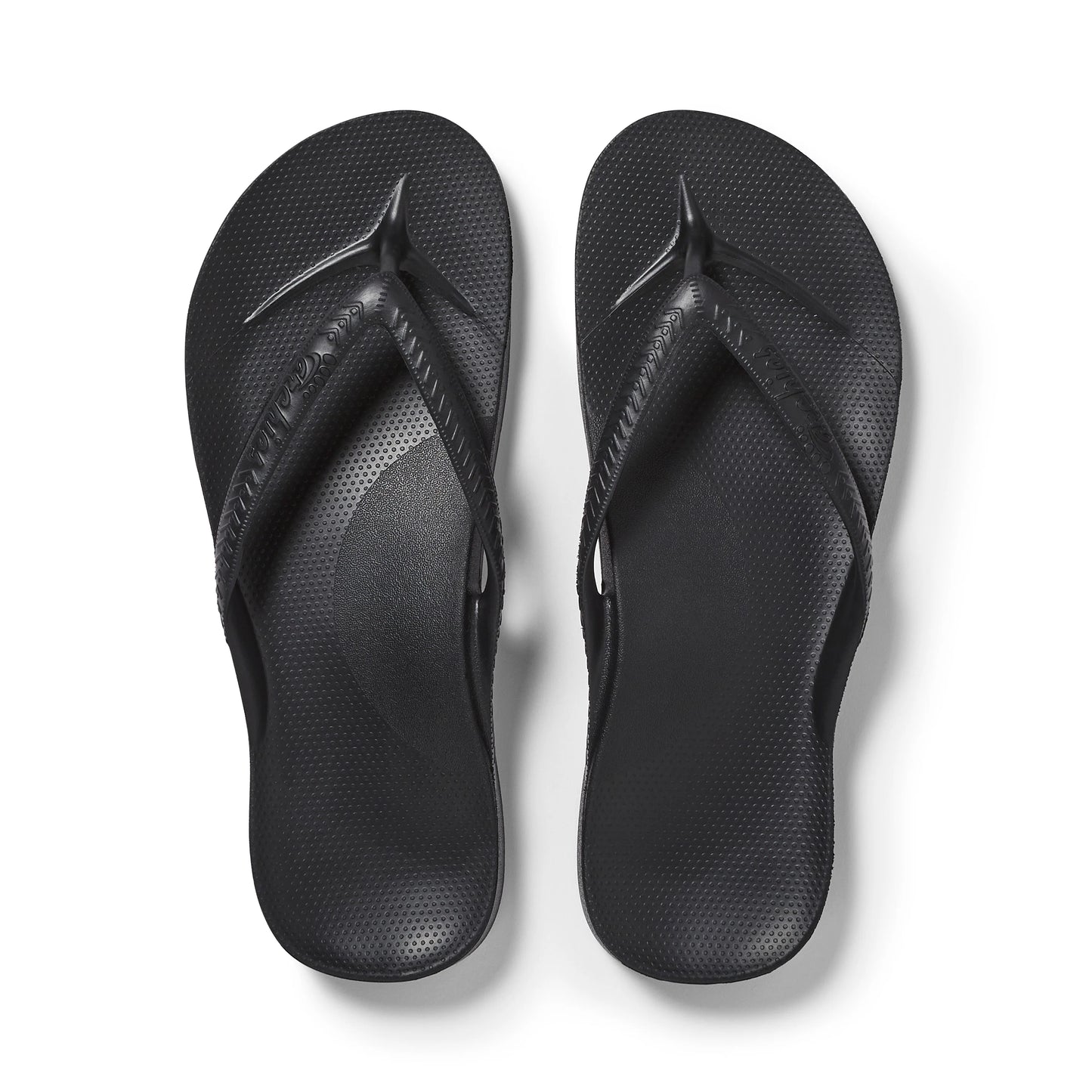 Black Arch Support Sandals
