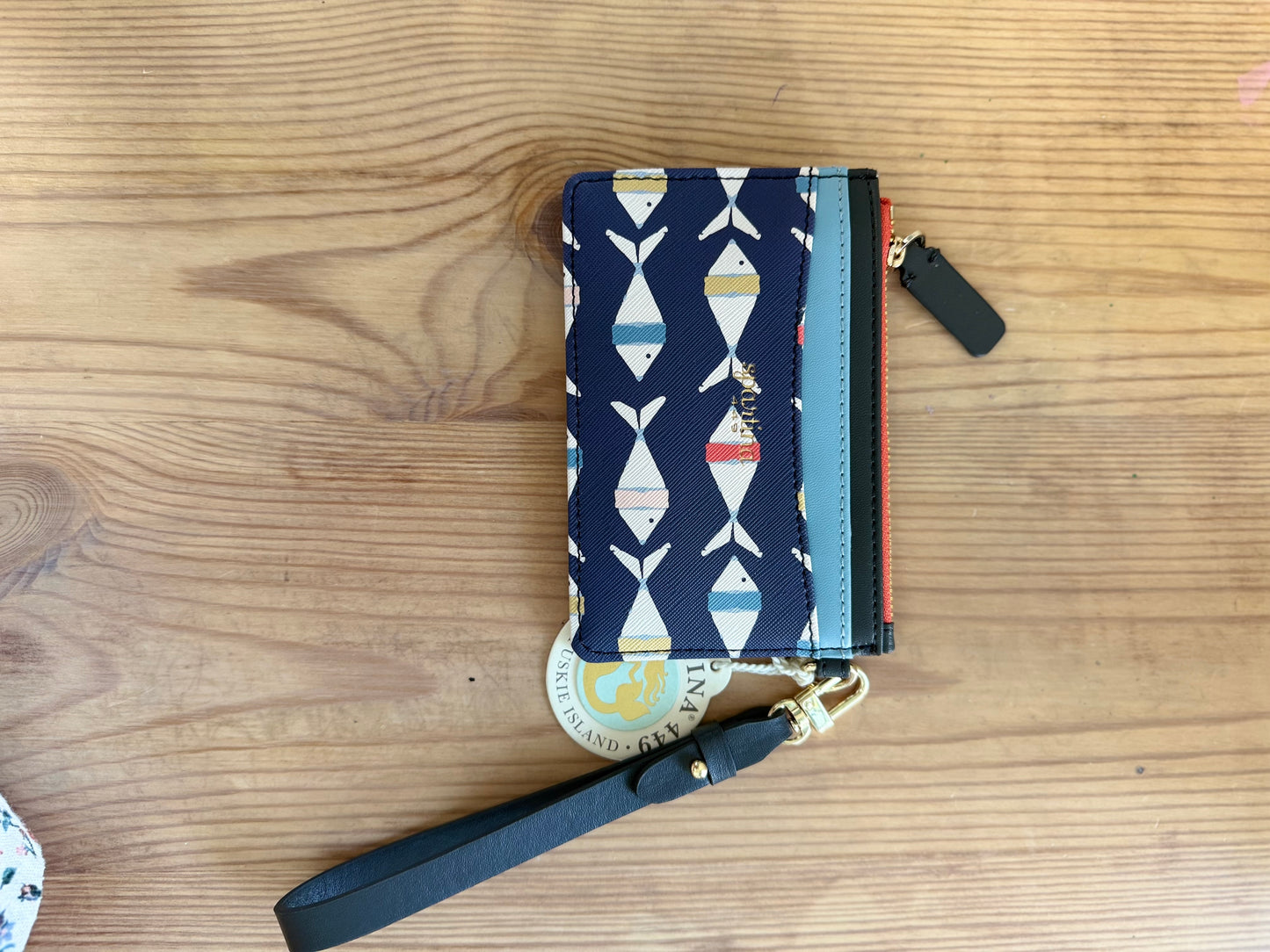 Slimcard Coinpurse Flagler Resort Fish Navy