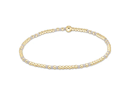 Hope Joy Pattern 2mm Bead Bracelet