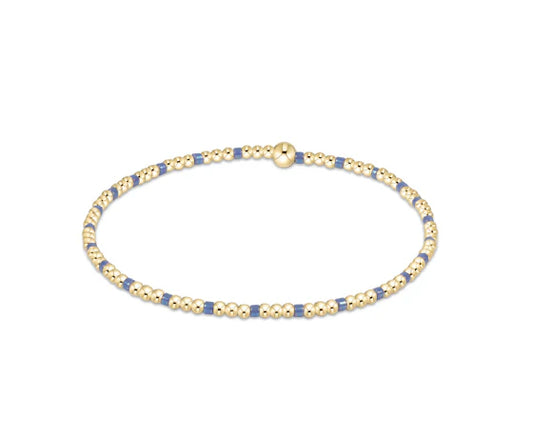 Hope Sincerity Pattern 2mm Bead Bracelet