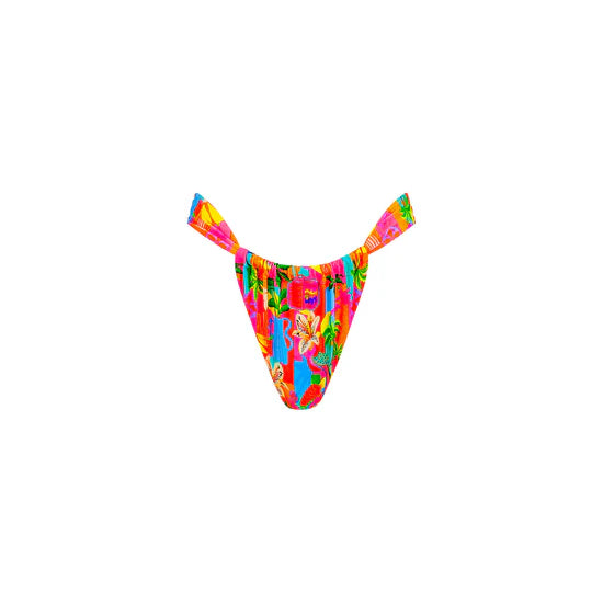 Ruched Thong Bikini Bottom - Havana Haven