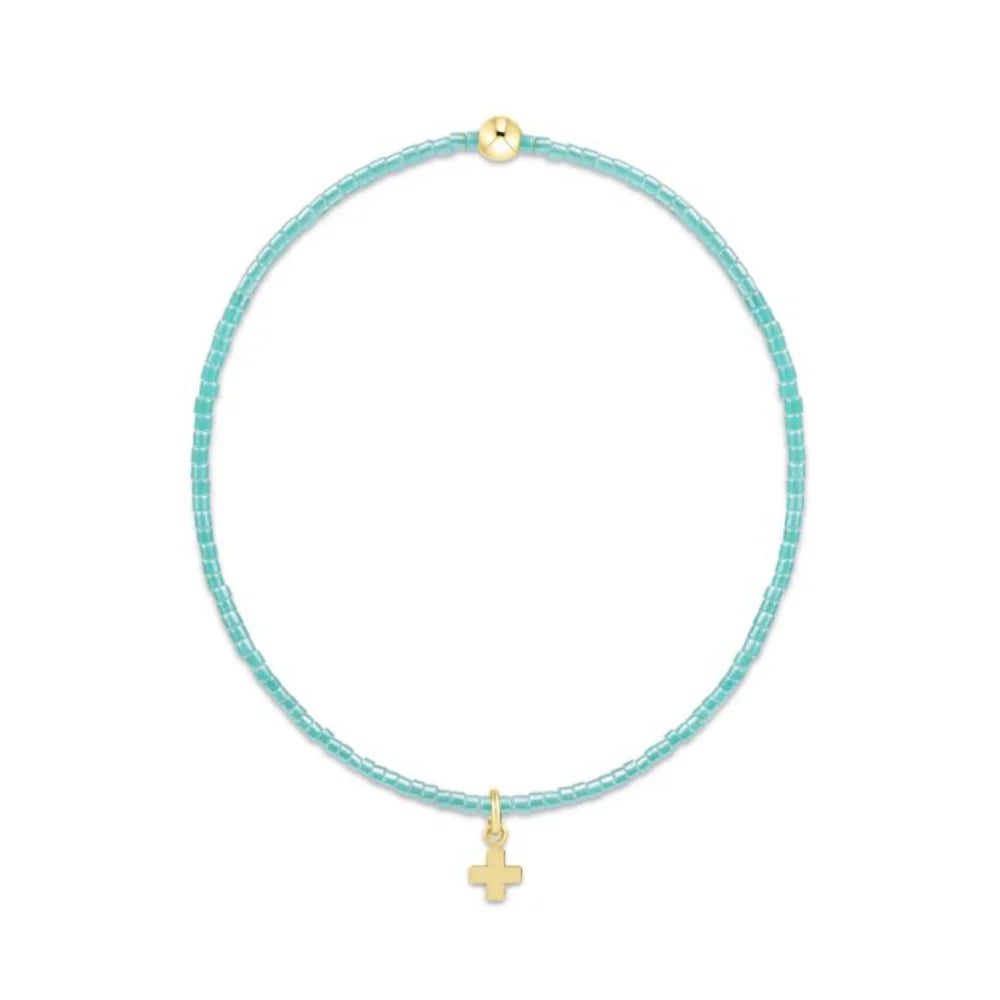 Hope Classic Bracelet - Signature Cross Small Gold Charm