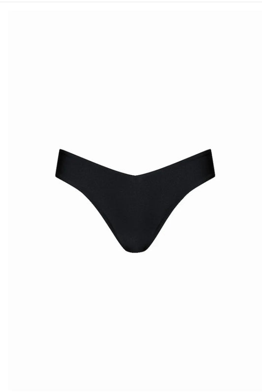 Cheeky V Bikini Bottom - Twilight Black