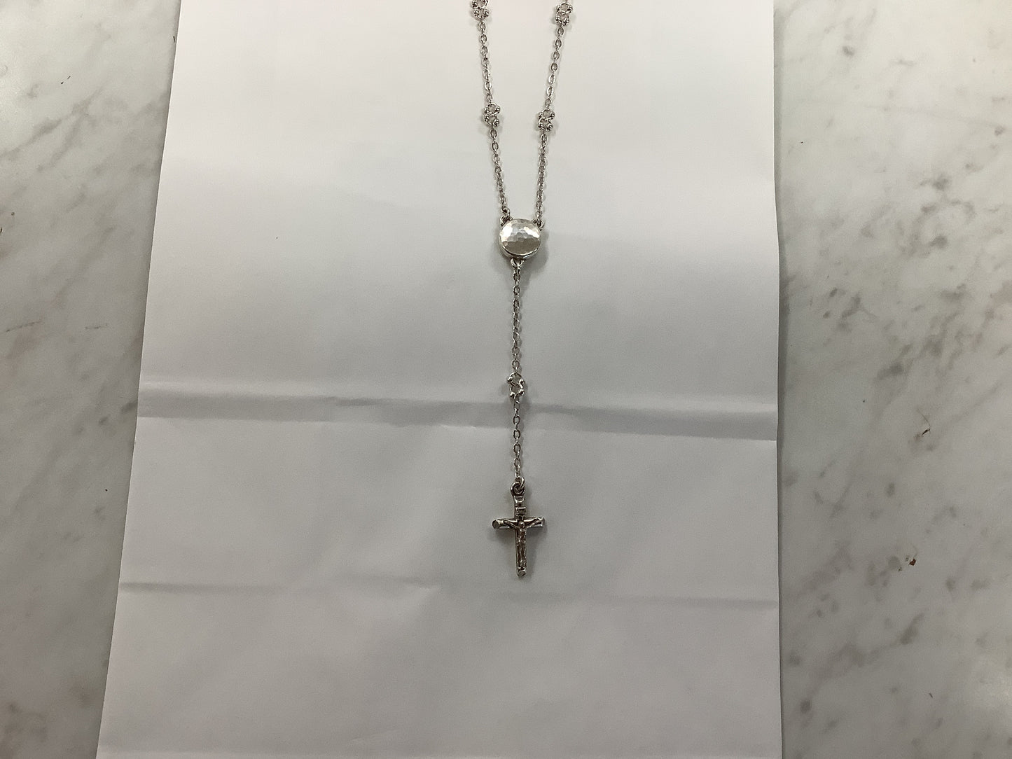 Ferrara cross y necklace
