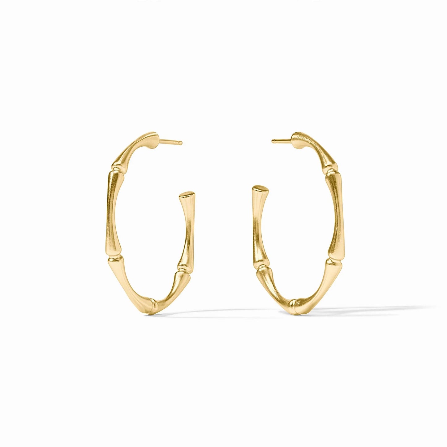Bamboo Hoop Earrings