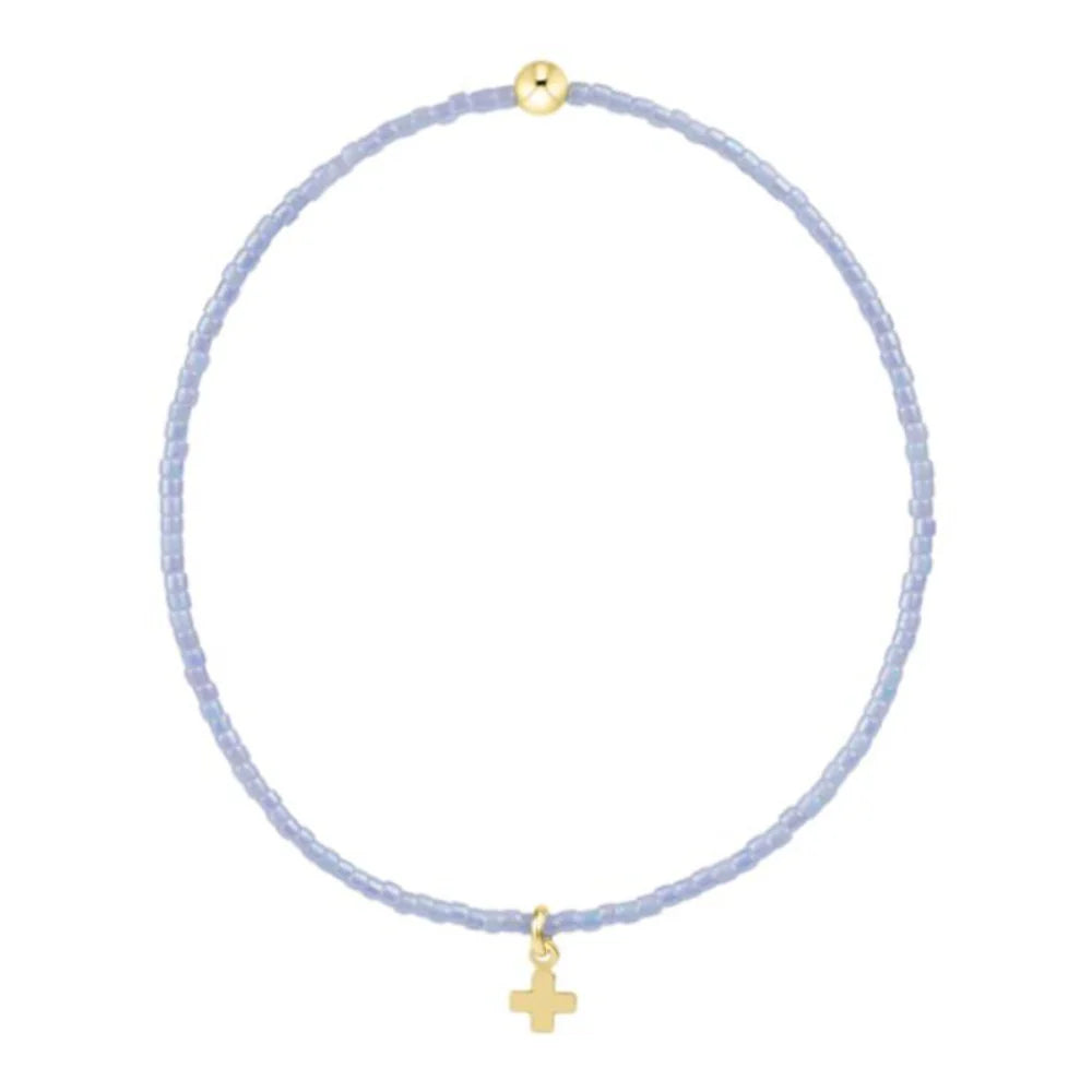 Hope Classic Bracelet - Signature Cross Small Gold Charm