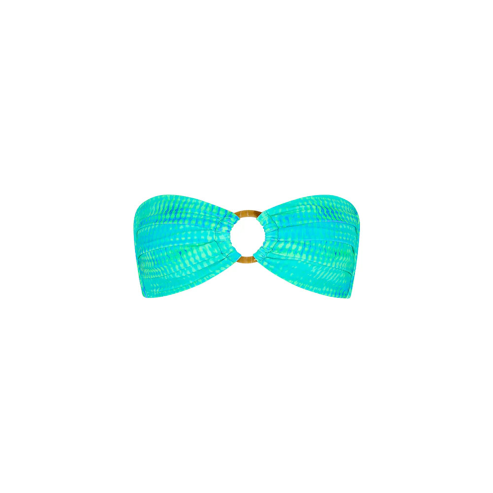 Strapless Bandeau Bikini Top - Summer Seas