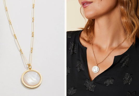 Franklin Necklace 24" Mother-of-Pearl