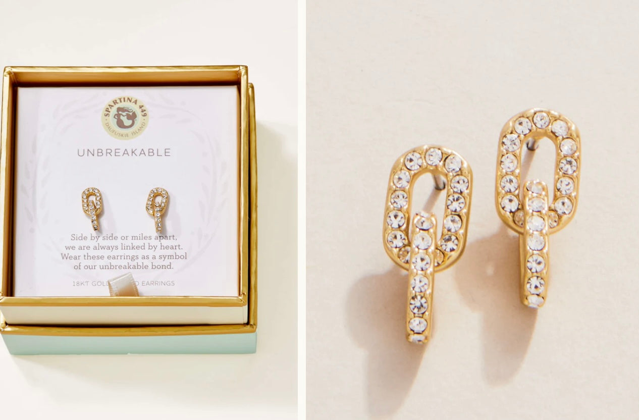 SLV Stud Earrings Unbreakable/Links