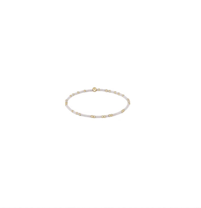 Hope unwritten bracelet- white