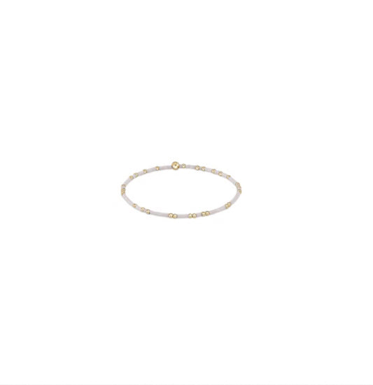 Hope unwritten bracelet- white