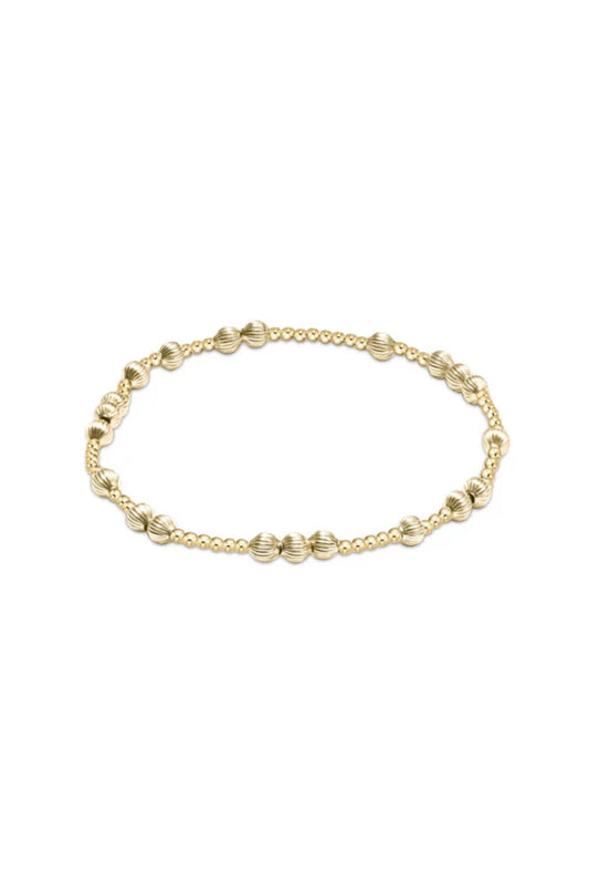 Hope Unwritten Dignity 4mm Bead Bracelet-Gold