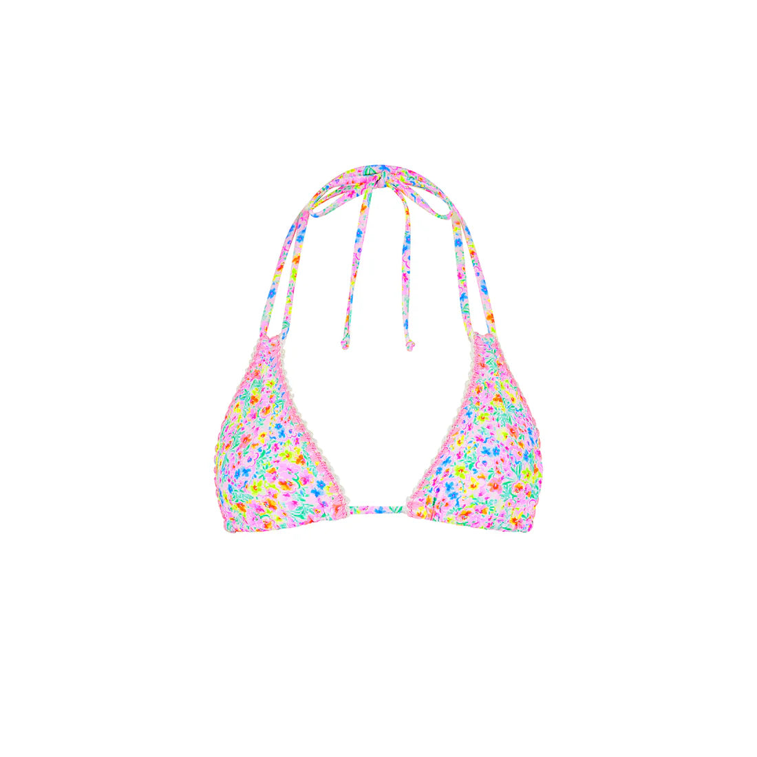 CROCHET HALTER BIKINI TOP - MOONFLOWER