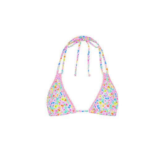 CROCHET HALTER BIKINI TOP - MOONFLOWER