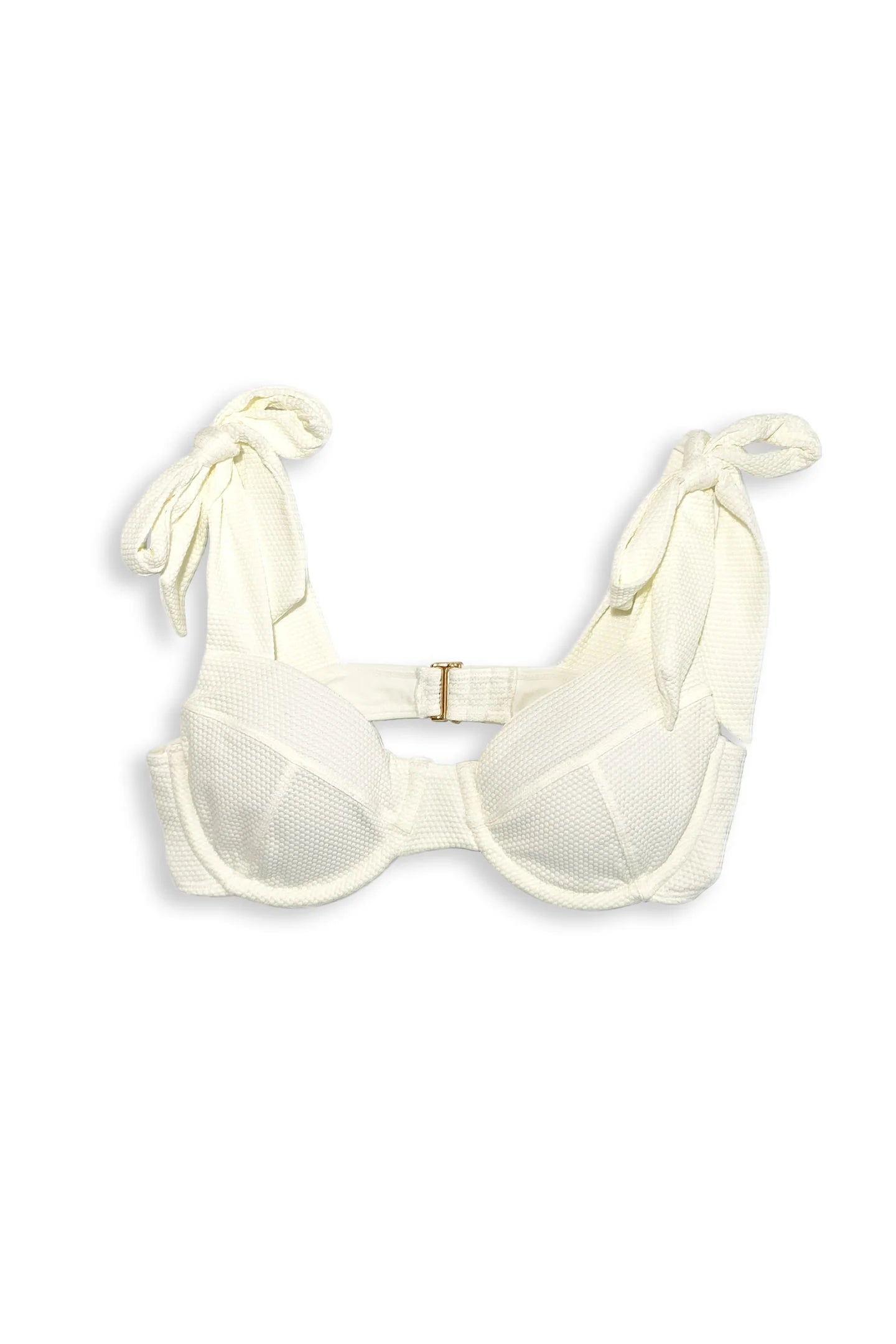 Women’s Sailor Underwire Tie Top/Coco Cream