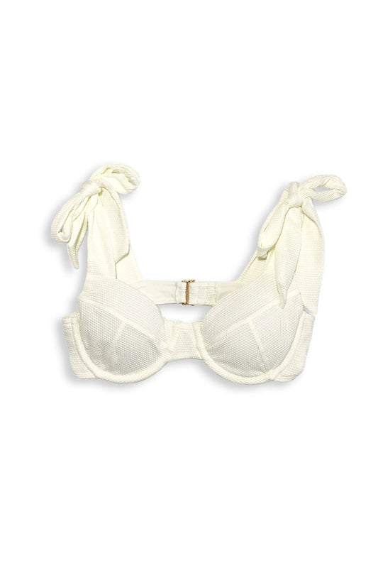 Women’s Sailor Underwire Tie Top/Coco Cream