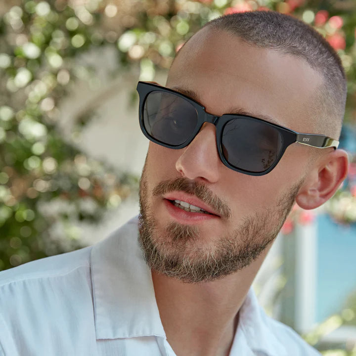 Colton Black + Grey Polarized Sunglasses