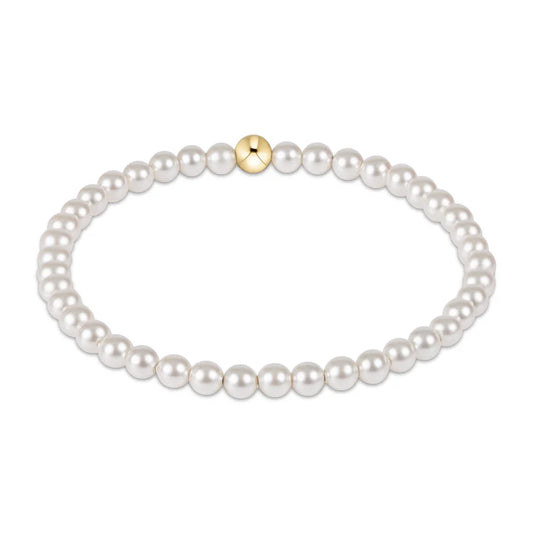 Classic Pearl 5mm Bead Bracelet - Extends