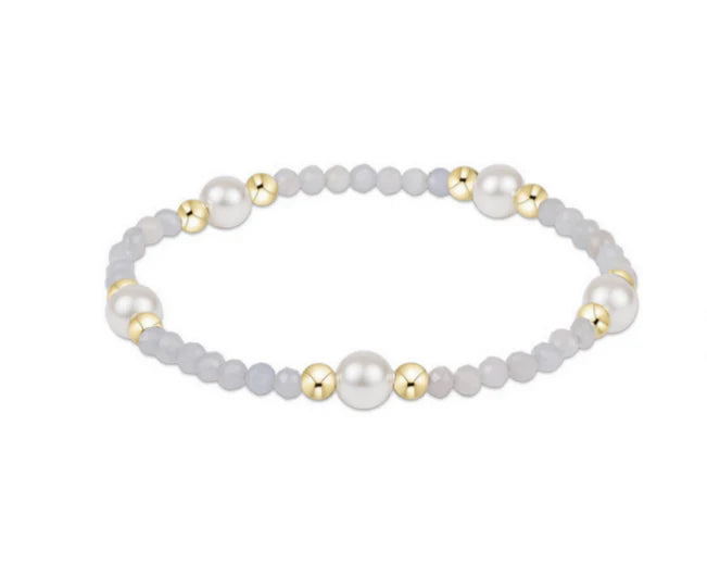 Purpose stone and Pearl Bracelet