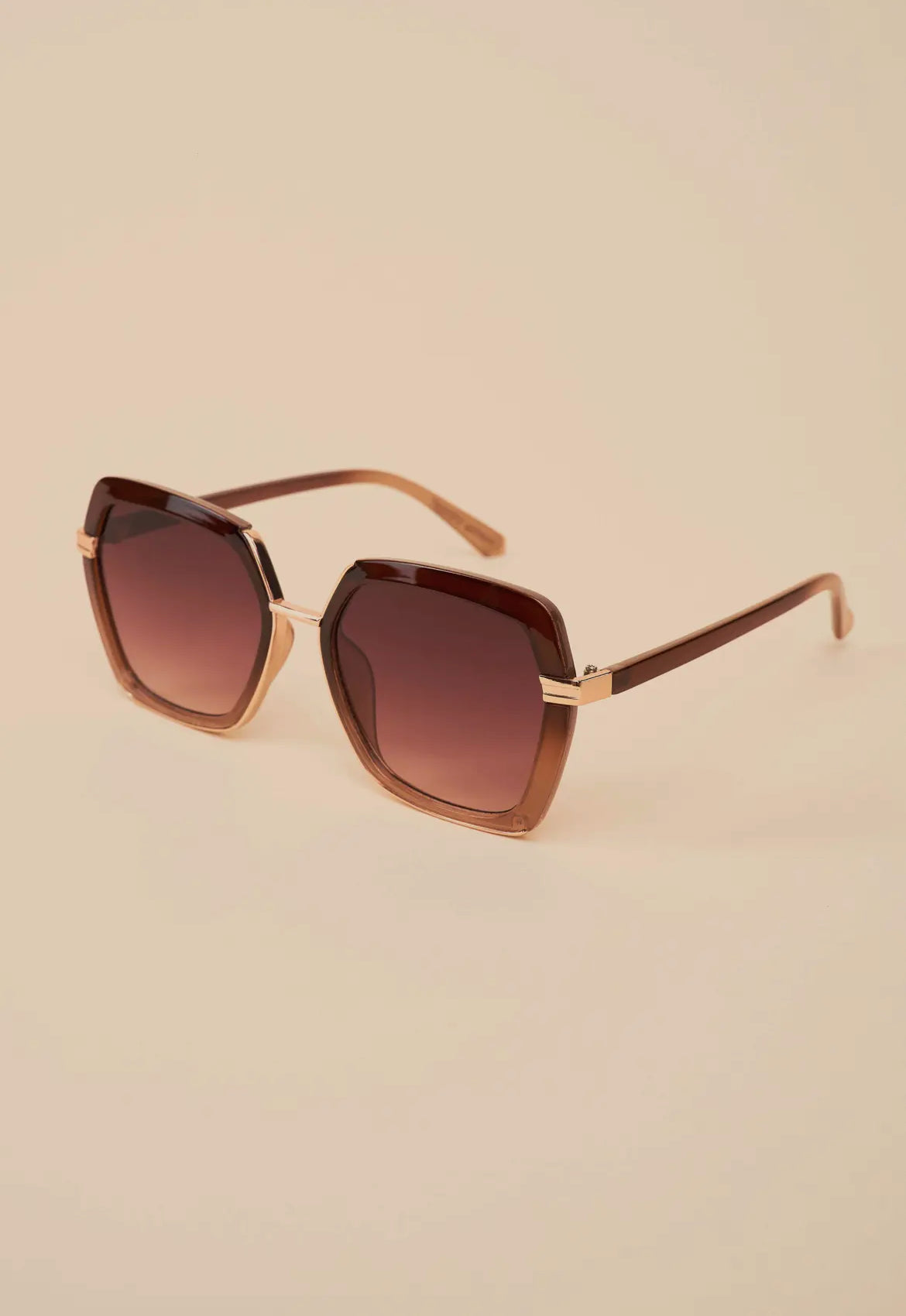 Luxe Angelina Mahogany Sunglasses