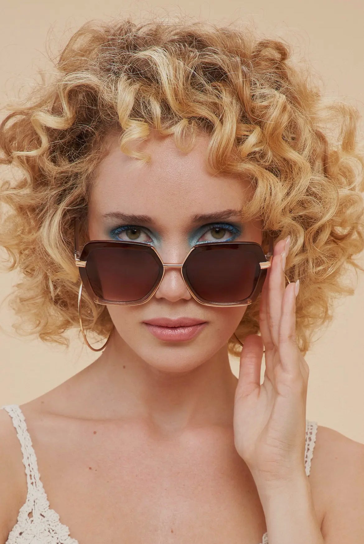 Luxe Angelina Mahogany Sunglasses