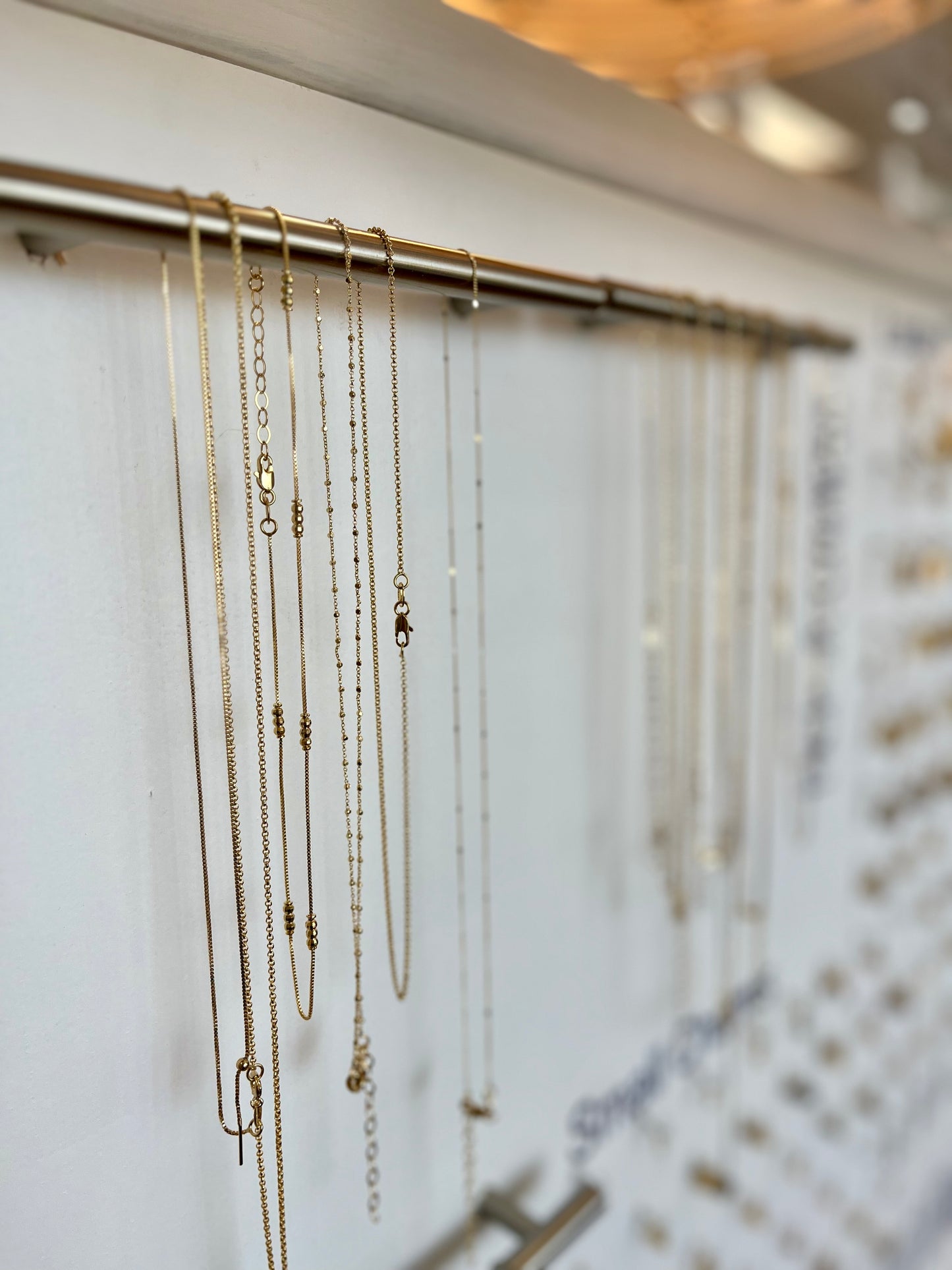 Gold Filled Charm Bar Chains