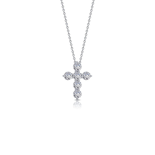 Cross Pendent Necklace 1.02 CT