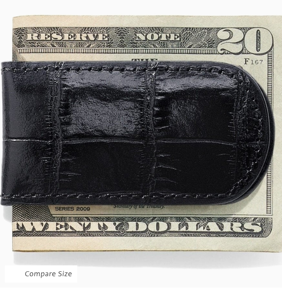 Croco Money Clip