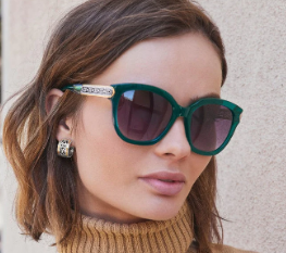 Intrigue Emerald Sunglasses