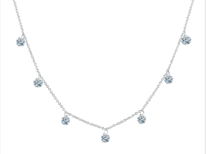 Frameless Raindrop Necklace