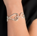 Whimsical Heart Link Bracelet