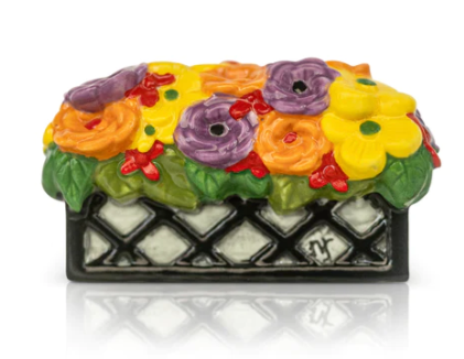 LOVE BLOOMS HERE  WINDOW FLOWER BOX MINI