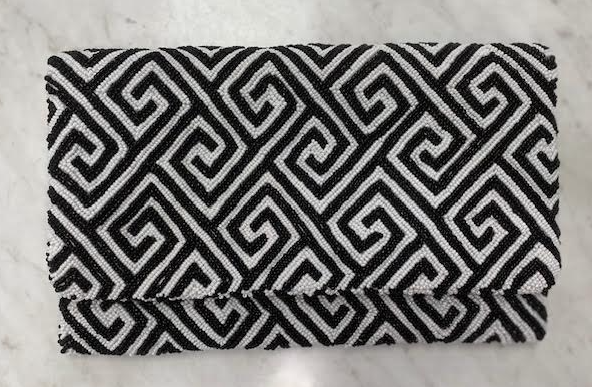 Greek Key Clutch