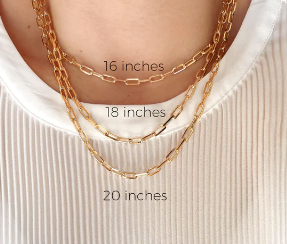 Paperclip Link Necklace