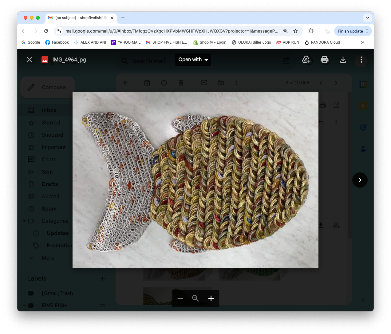 Bottle Cap Fish