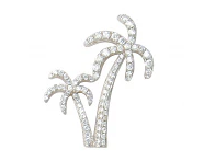 Sterling Palm Tree Pendant