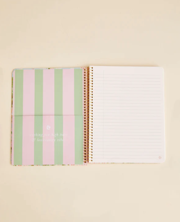 Ruled Spiral NotebookCoastal Dreams