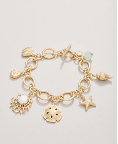 Coastal Dreams Charm Toggle Bracelet