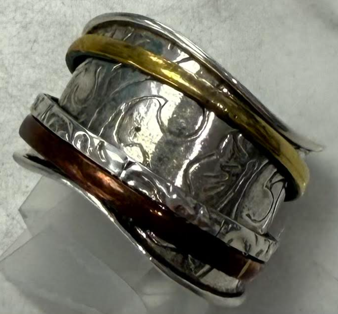 Sterling silver Spinner Ring