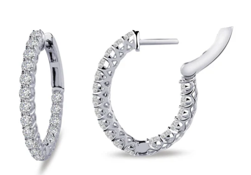 Oval Hoop Earrings16 mm x 20 mm