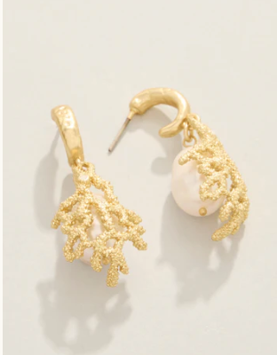Hidden Pearl Earrings Pearl