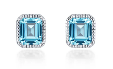 Solitaire Stud Earrings